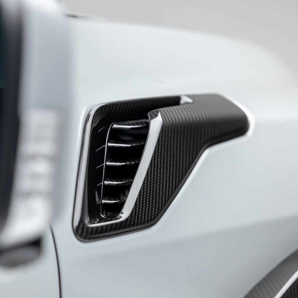 Ford F-150 Raptor R Fender Side Vents - Carbon Fiber PP 2x2 - Vorsteiner Wheels Wheels