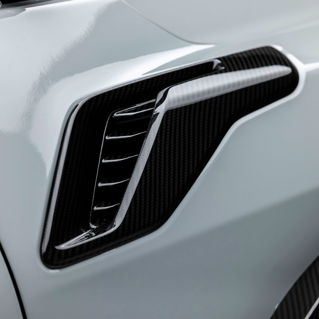 Ford F-150 Raptor R Fender Side Vents - Carbon Fiber PP 2x2 - Vorsteiner Wheels Wheels