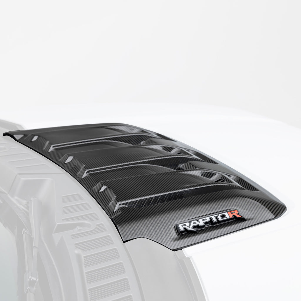 Ford F-150 Raptor R Hood Trim Scoop - Carbon Fiber PP 2x2 - Vorsteiner Wheels Wheels