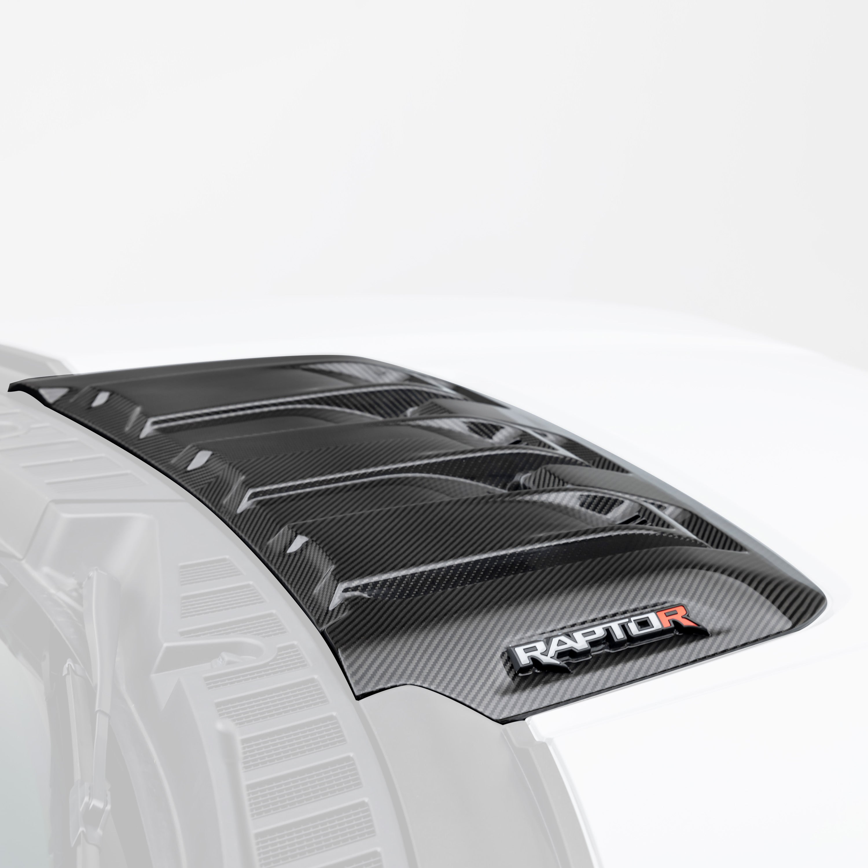 Ford F-150 Raptor R Hood Trim Scoop - Carbon Fiber PP 2x2 - Vorsteiner Wheels Wheels