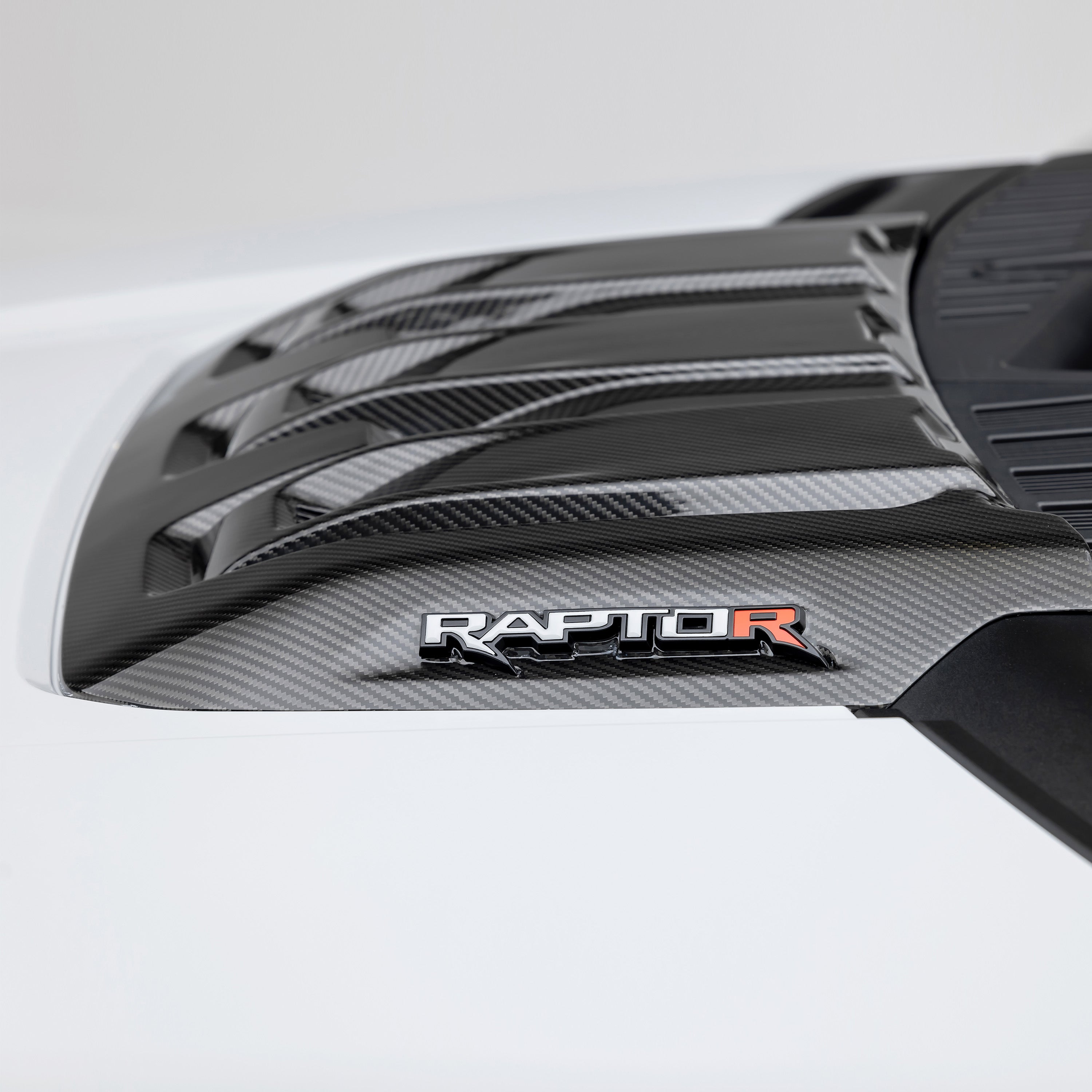 Ford F-150 Raptor R Hood Trim Scoop - Carbon Fiber PP 2x2 - Vorsteiner Wheels Wheels