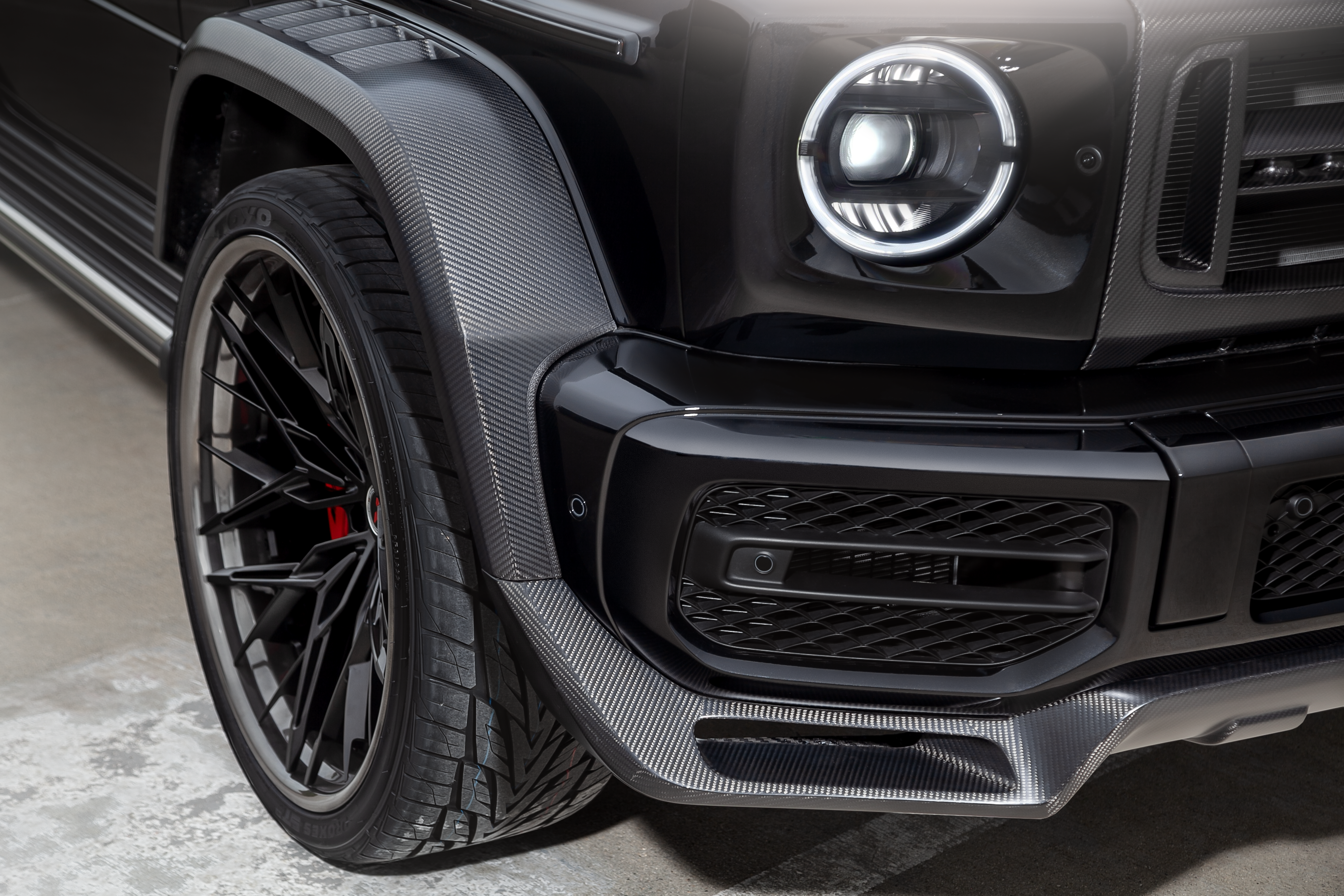 Front Spoiler Tag Mercedes Benz G63 AMG Program - Front Lower Spoiler – Hamphi Sverige