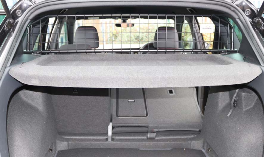 Lastskydd / Lastgaller med Tillval Fördelare Skoda Karoq - Utan Vario Seats