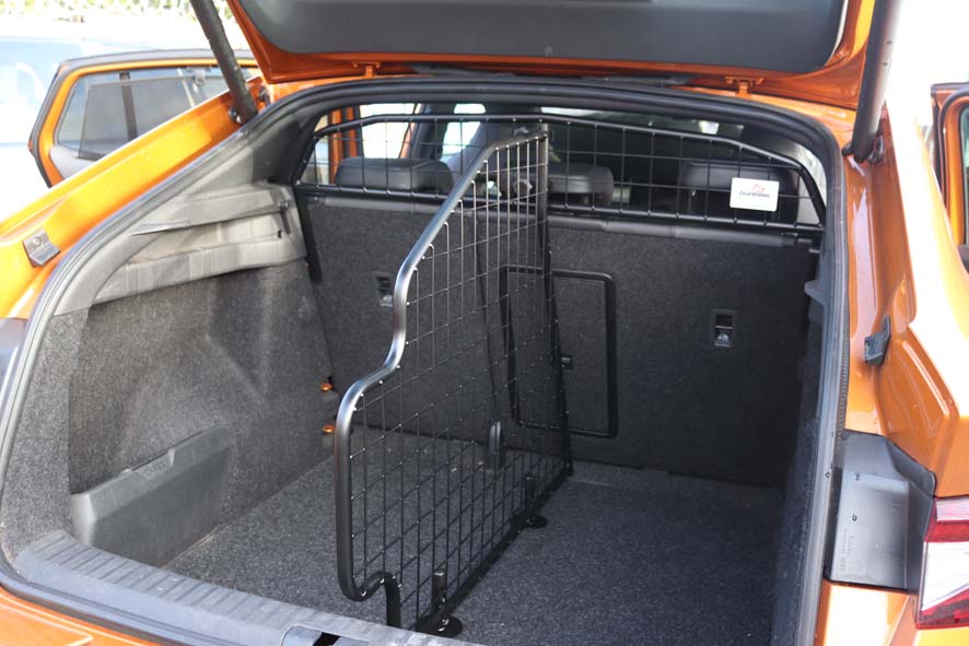 Lastiverkko / Suojaverkko lisävarusteena Kuormanjakaja Skoda Enyaq Coupe