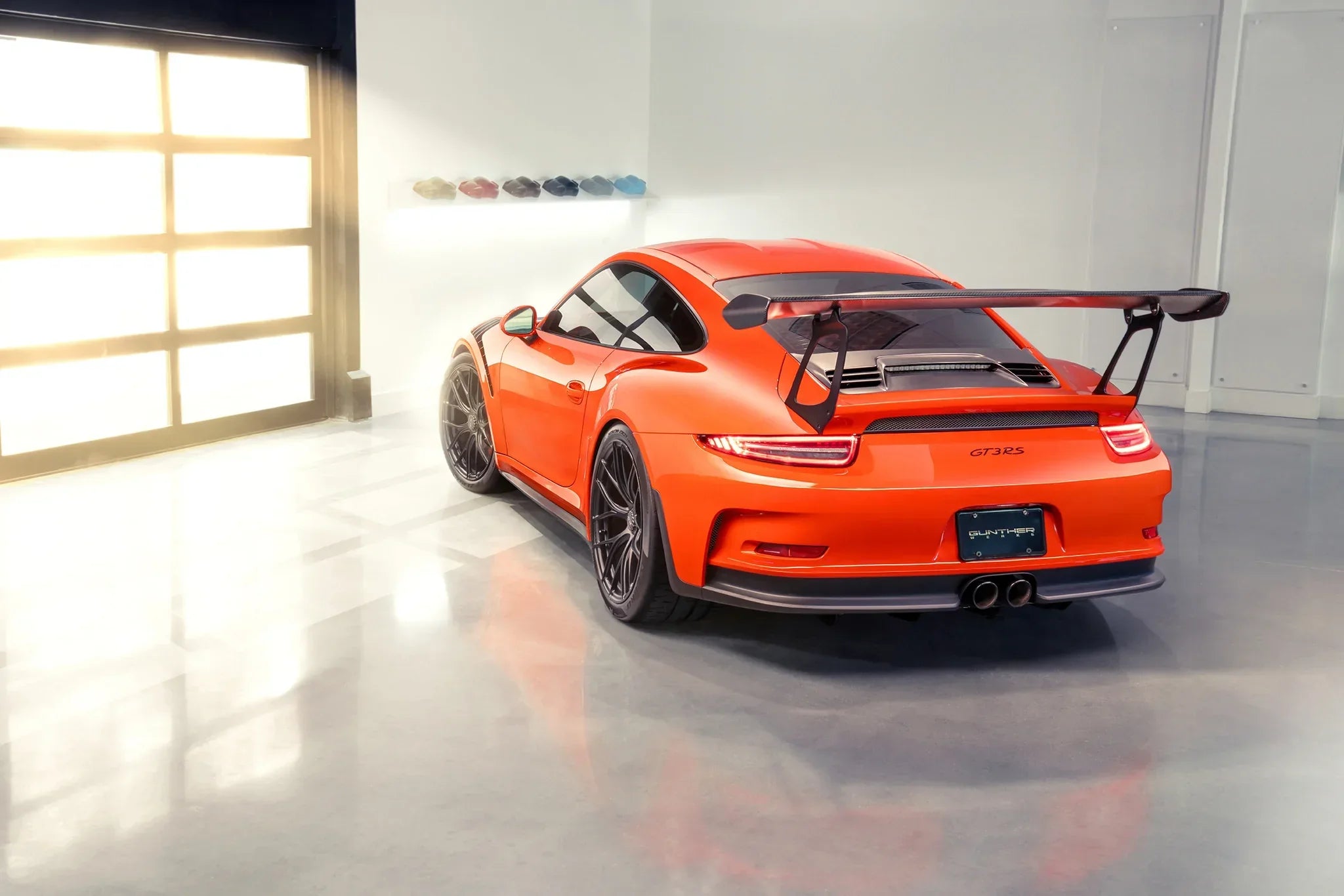 Porsche 991.1 911 GT3RS Extended Wing Risers - Vorsteiner Wheels Wheels