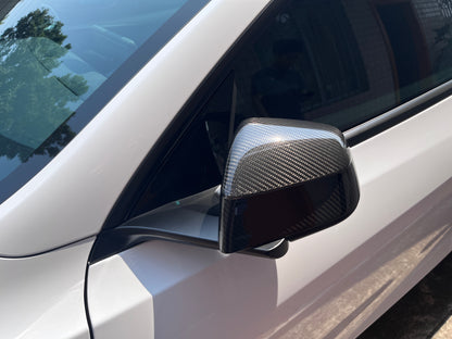 Sidospeglar Kolfiber Tesla Model Y Juniper