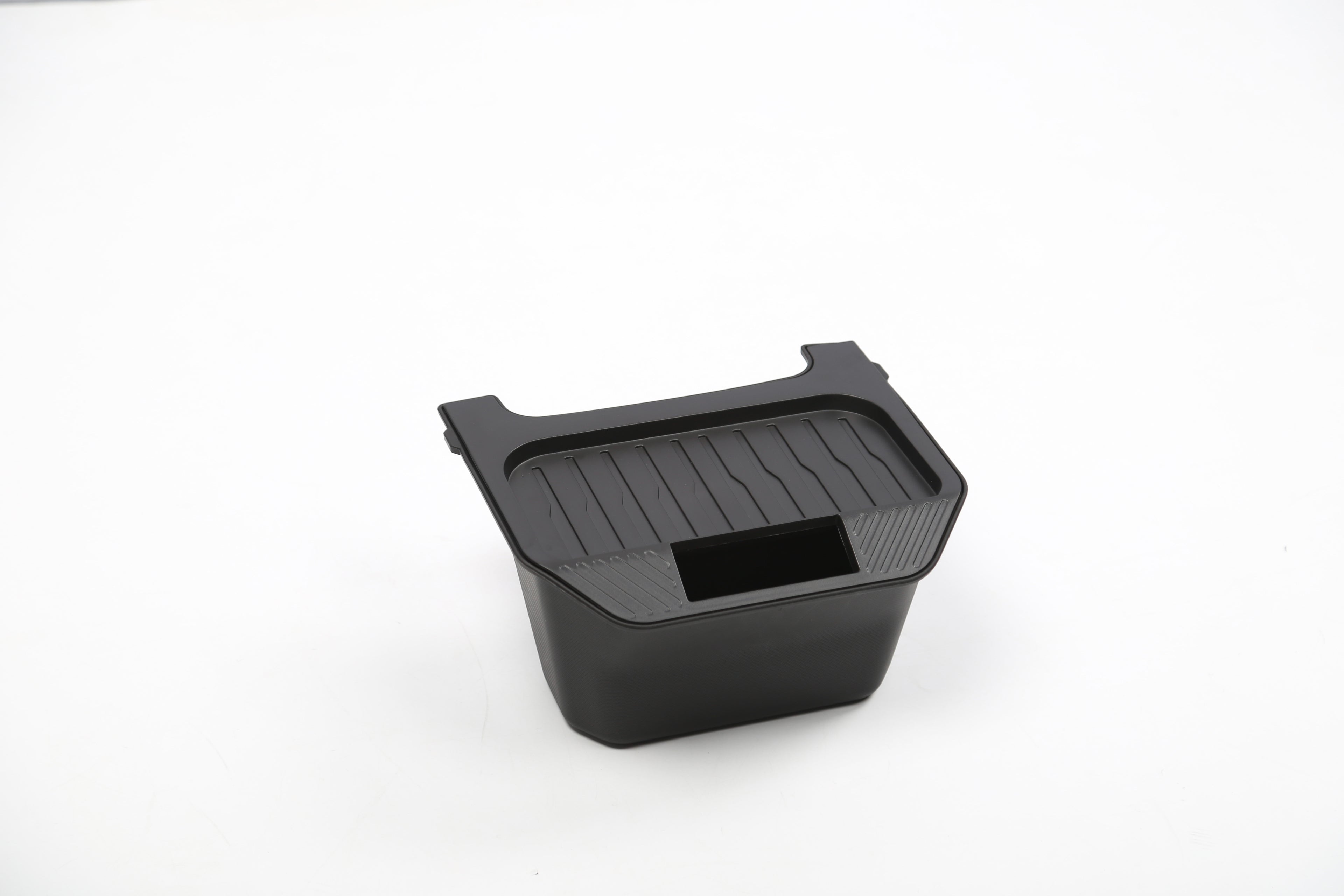 Rear seat storage box with lid Tesla Model Y Juniper