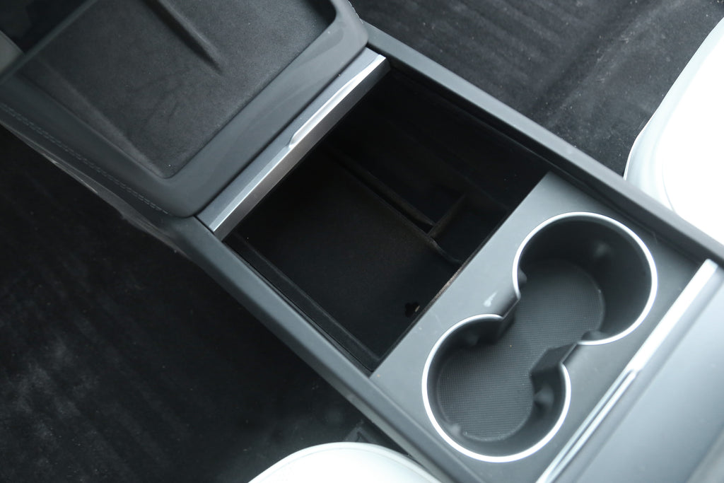 Opbevaringsboks i stof til Tesla Model Y Juniper / Model 3 Highland