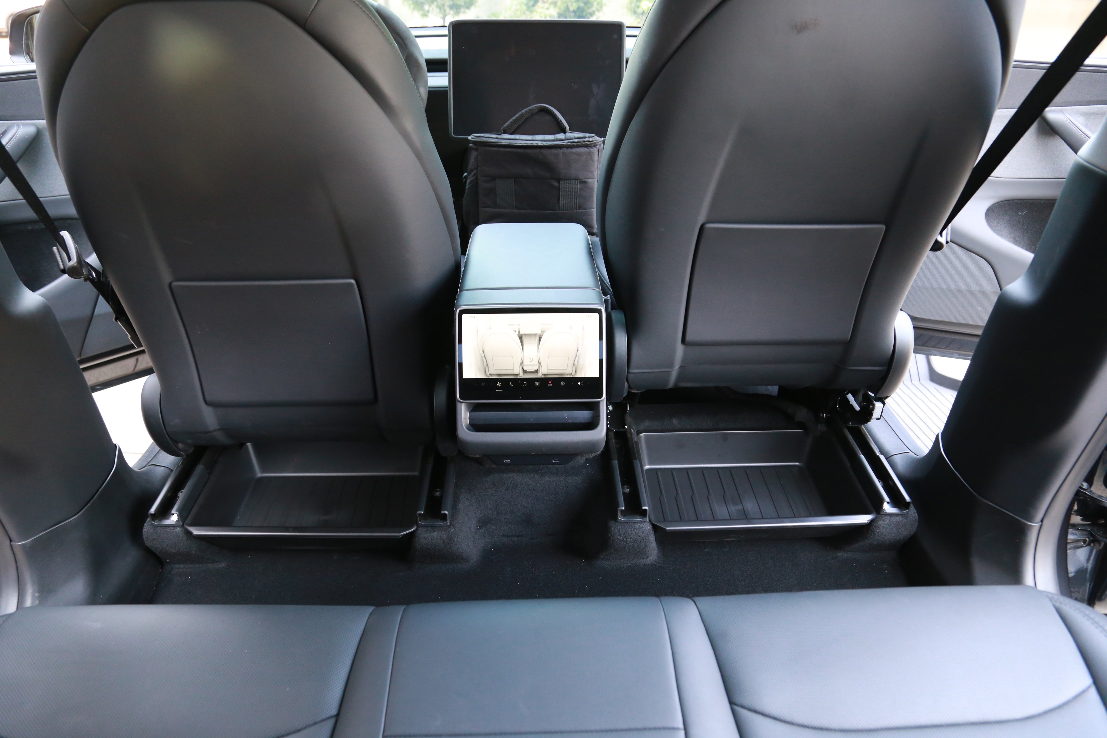 Rear seat storage box under the seat Tesla Model Y Juniper