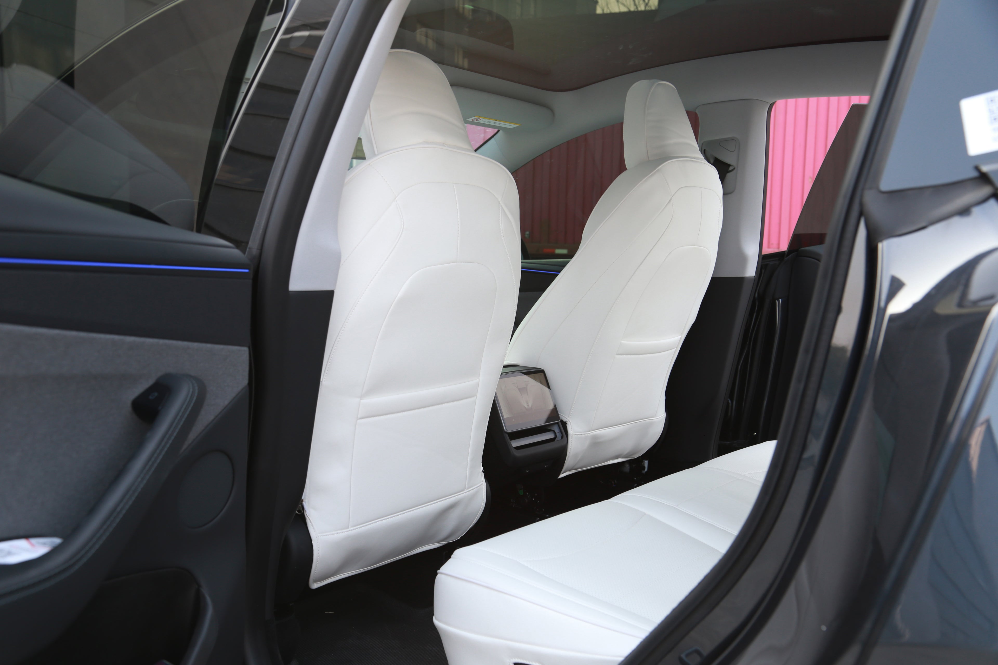 Istuimen kansi premium Tesla -malli y junps