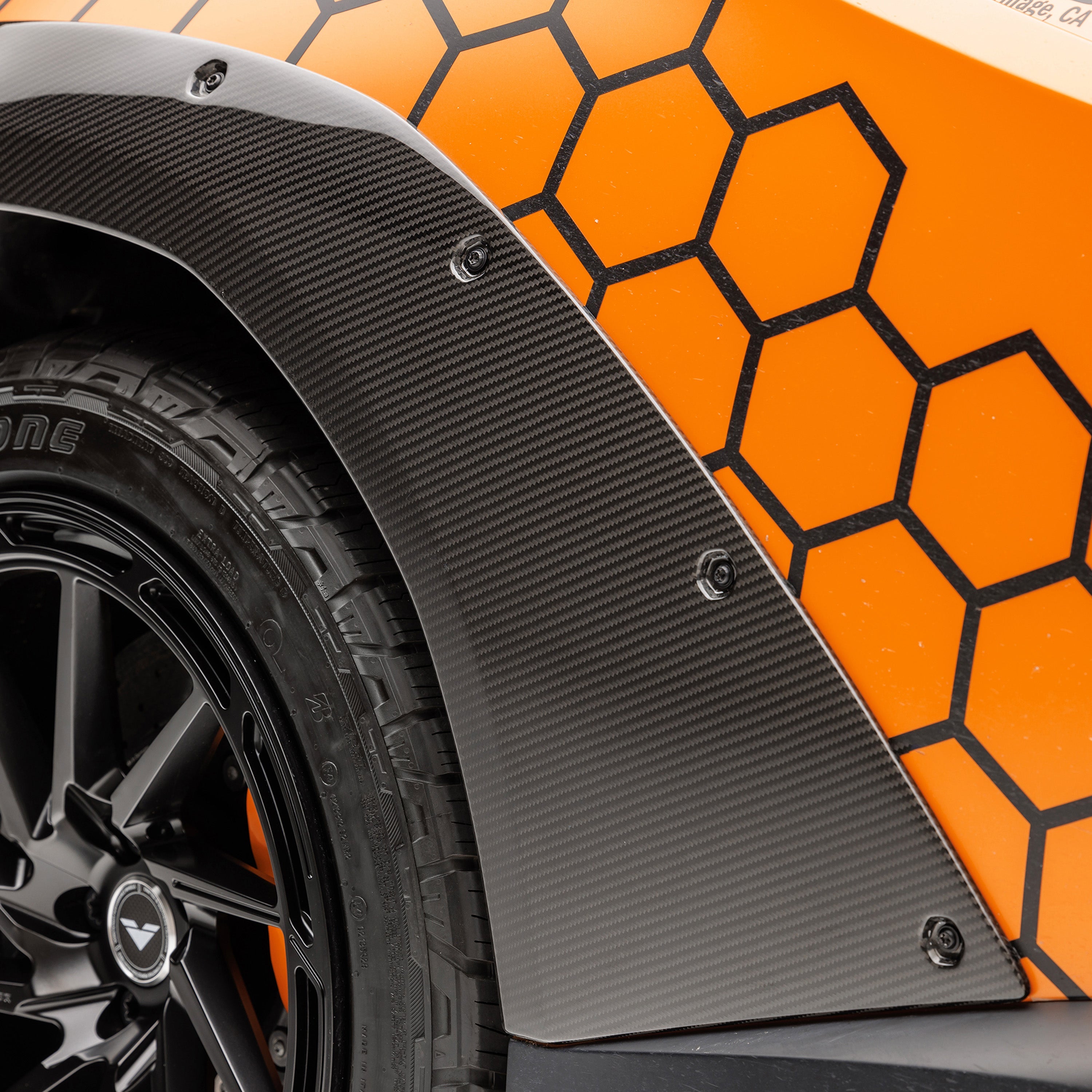 Huracan Sterrato VRS Aero Fender Flares Carbon Fiber PP 2x2 Glossy - Vorsteiner Wheels Wheels