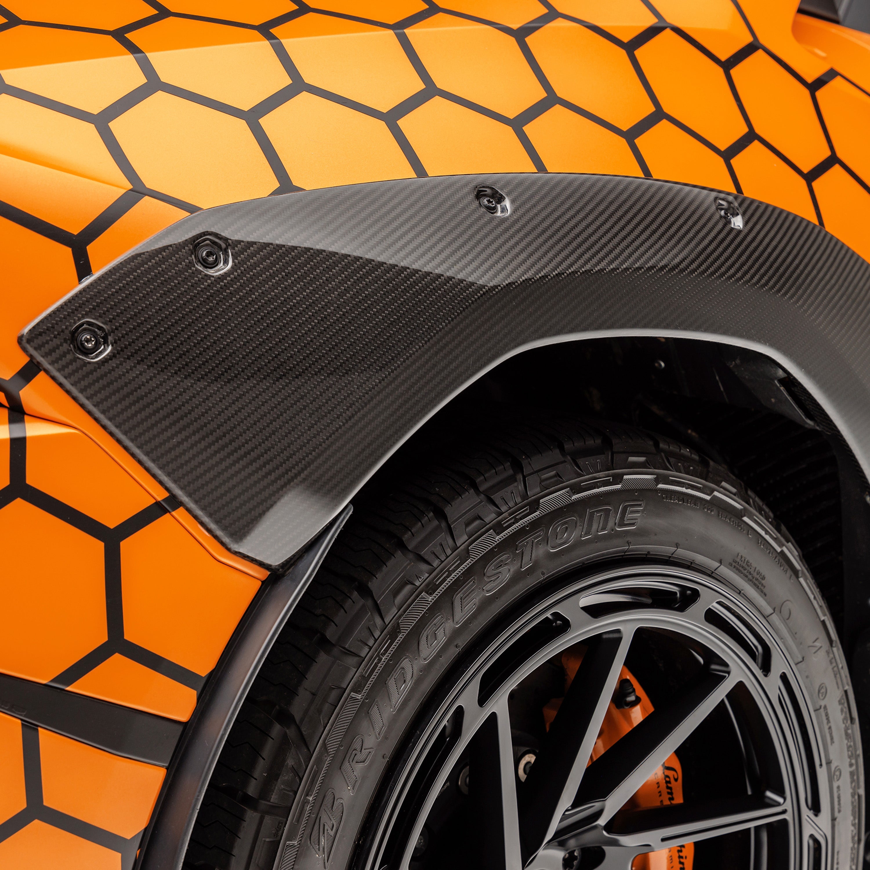 Huracan Sterrato VRS Aero Fender Flares Carbon Fiber PP 2x2 Glossy - Vorsteiner Wheels Wheels