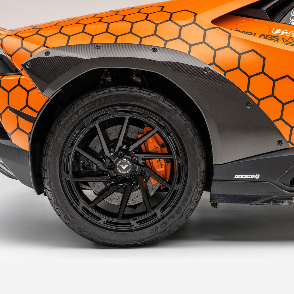 Huracan Sterrato VRS Aero Fender Flares Carbon Fiber PP 2x2 Glossy - Vorsteiner Wheels Wheels