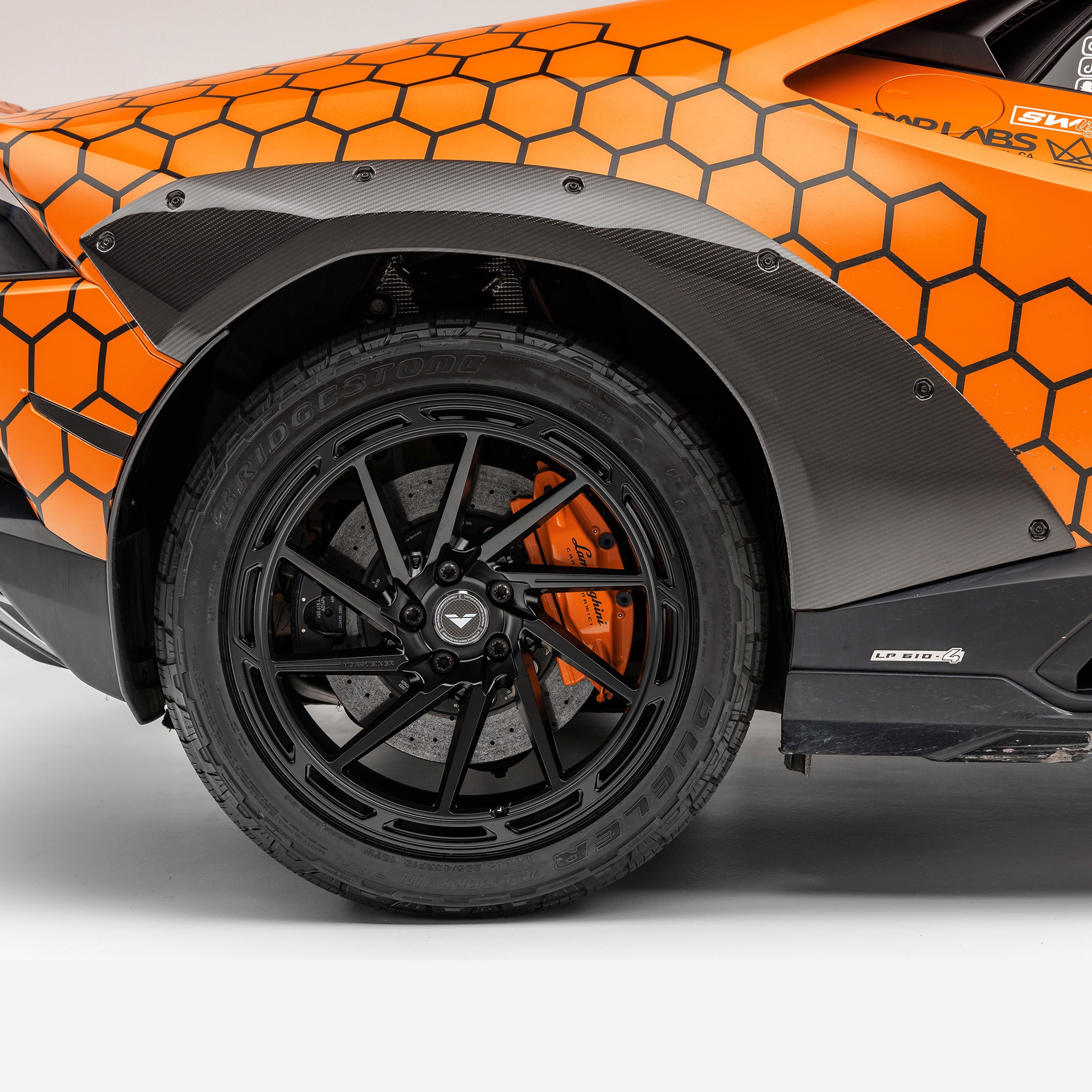 Huracan Sterrato VRS Aero Fender Flares Carbon Fiber PP 2x2 Glossy - Vorsteiner Wheels Wheels