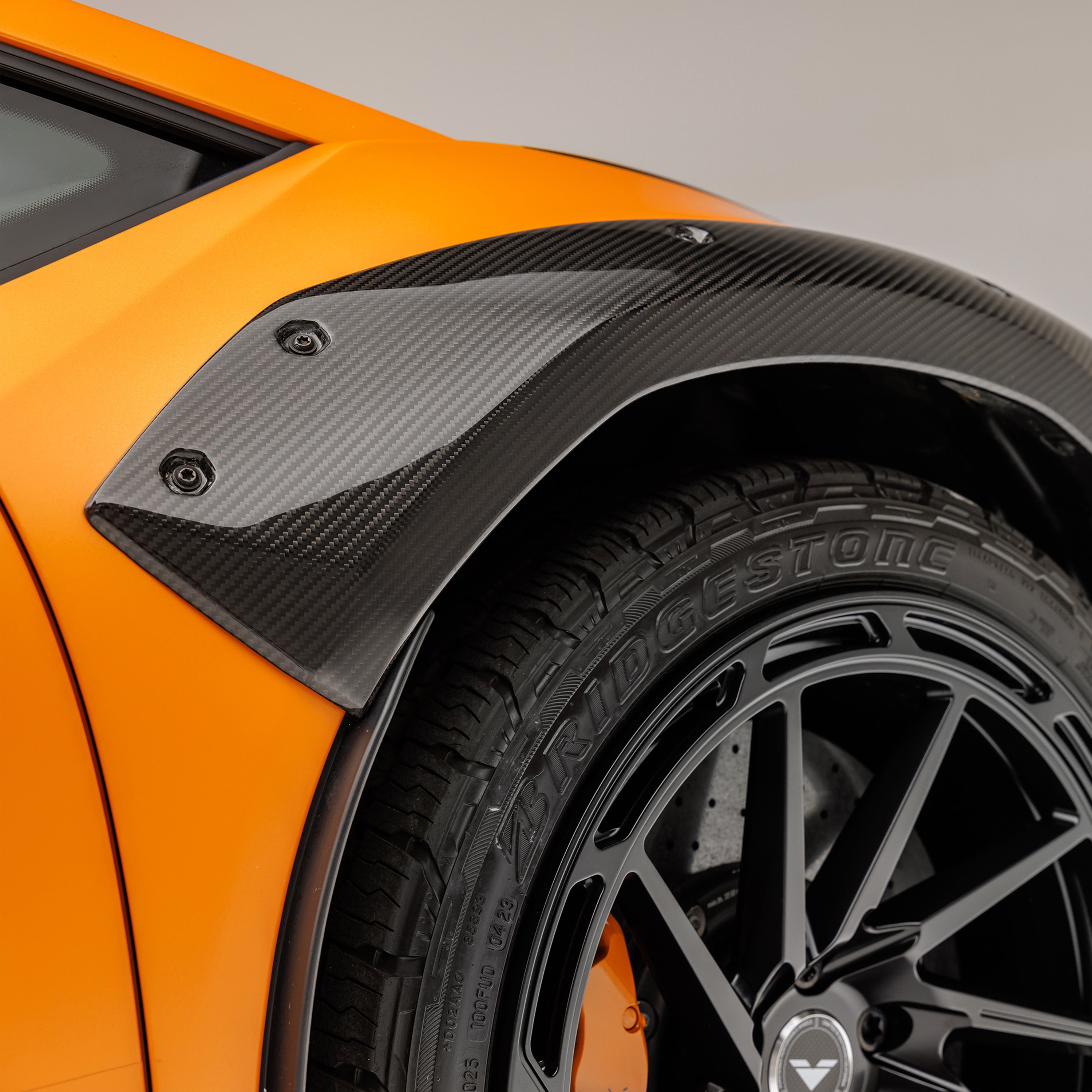 Huracan Sterrato VRS Aero Fender Flares Carbon Fiber PP 2x2 Glossy - Vorsteiner Wheels Wheels