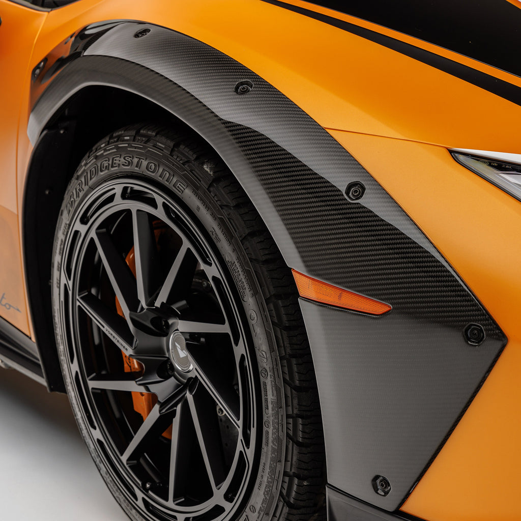 Huracan Sterrato VRS Aero Fender Flares Carbon Fiber PP 2x2 Glossy - Vorsteiner Wheels Wheels