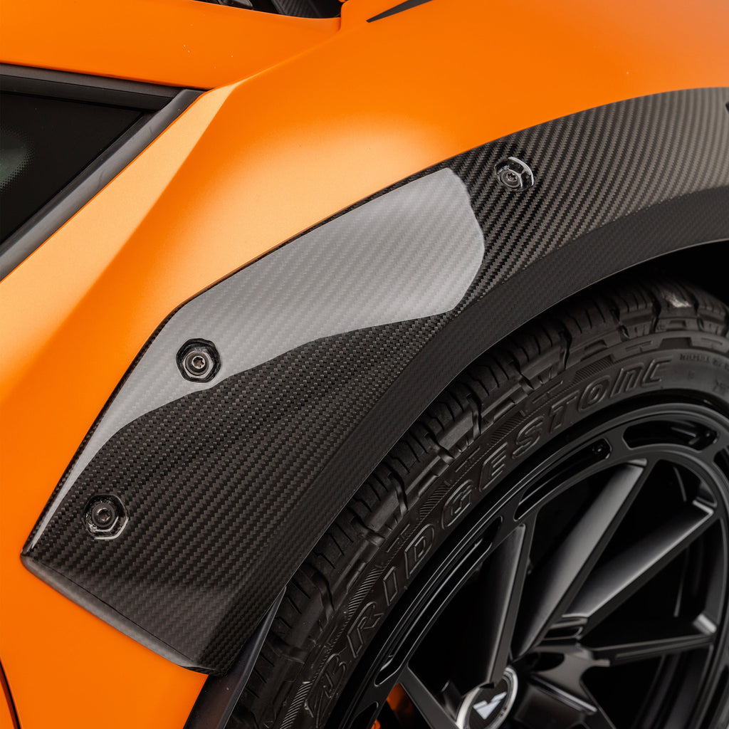 Huracan Sterrato VRS Aero Fender Flares Carbon Fiber PP 2x2 Glossy - Vorsteiner Wheels Wheels