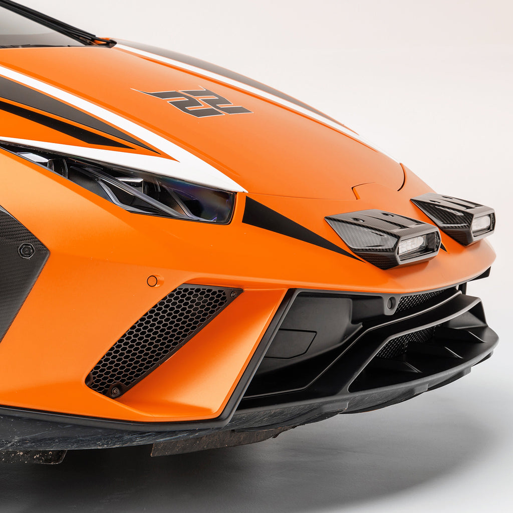 Huracan Sterrato VRS Aero Fog Light Covers Carbon Fiber PP 2x2 Glossy - Vorsteiner Wheels Wheels