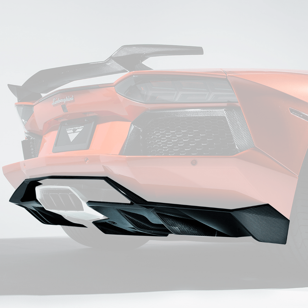 Lamborghini Aventador Zaragoza Edizione Aero Rear Diffuser - Vorsteiner Wheels Wheels  - Aero - [tags]