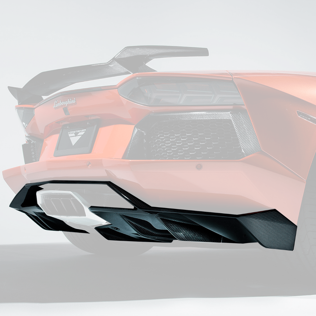 Lamborghini Aventador Zaragoza Edizione Aero Rear Diffuser - Vorsteiner Wheels Wheels  - Aero - [tags]