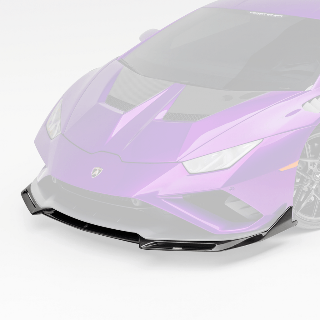 Lamborghini Huracan EVO Monza Edizione Front Spoiler Carbon Fiber PP 2x2 Glossy (RWD ONLY) - Vorsteiner Wheels Wheels  - Motor Vehicle Frame & Body Parts - [tags]