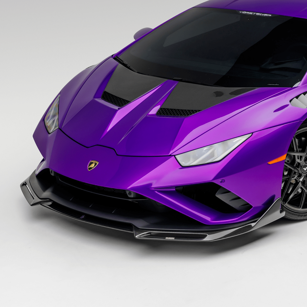 Lamborghini Huracan EVO Monza Edizione Front Spoiler Carbon Fiber PP 2x2 Glossy (RWD ONLY) - Vorsteiner Wheels Wheels  - Motor Vehicle Frame & Body Parts - [tags]