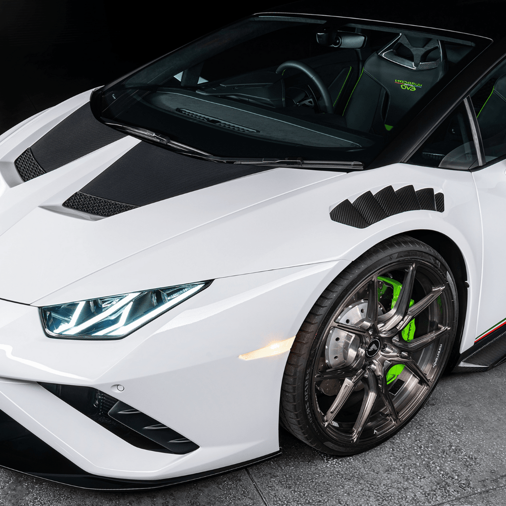 Lamborghini Huracan Novara Edizione Aero Front Fenders w/Integrated Vents and Splash Shields - Vorsteiner Wheels Wheels  - Aero - [tags]