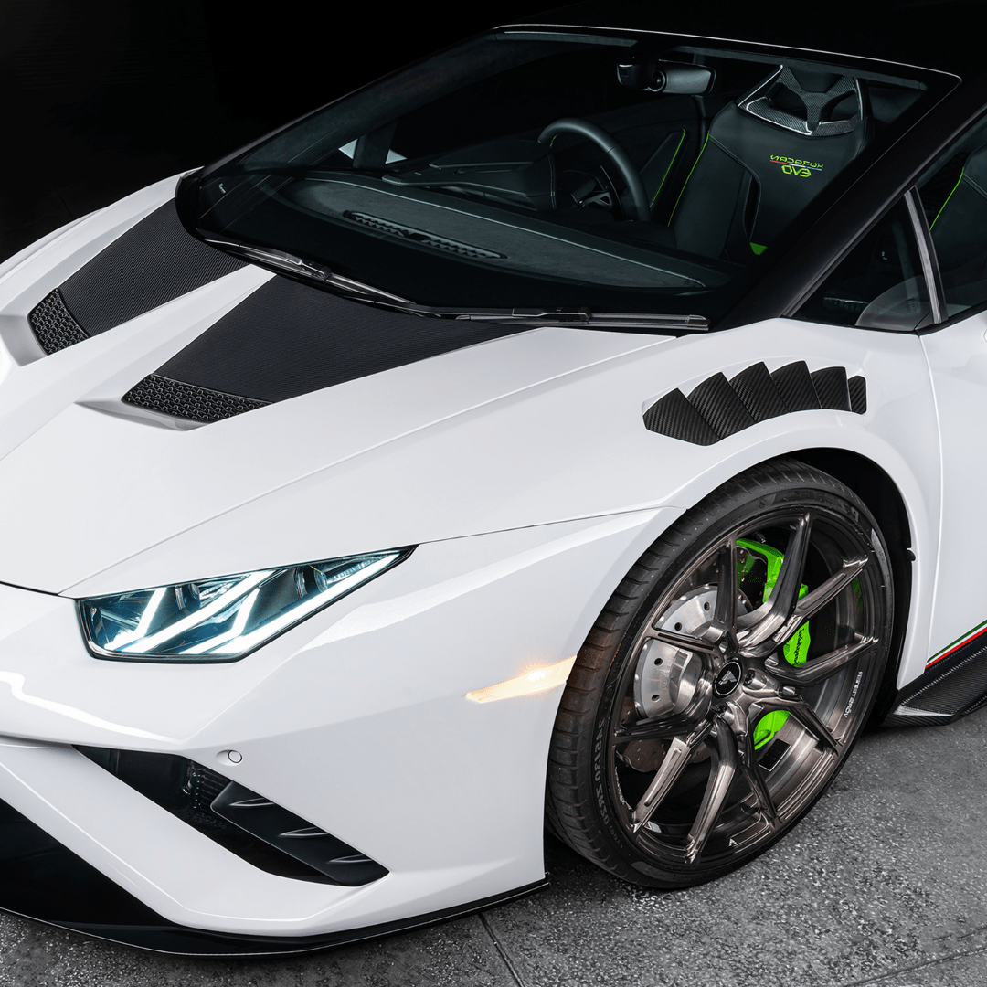 Lamborghini Huracan Novara Edizione Aero Front Fenders w/Integrated Vents and Splash Shields - Vorsteiner Wheels Wheels  - Aero - [tags]