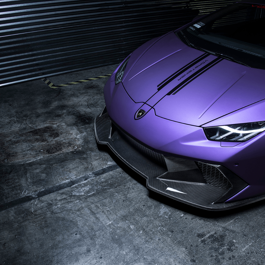 Lamborghini Huracan Novara Edizione Aero Front Bumper w/ Front Spoiler - Vorsteiner Wheels Wheels  - Aero - [tags]