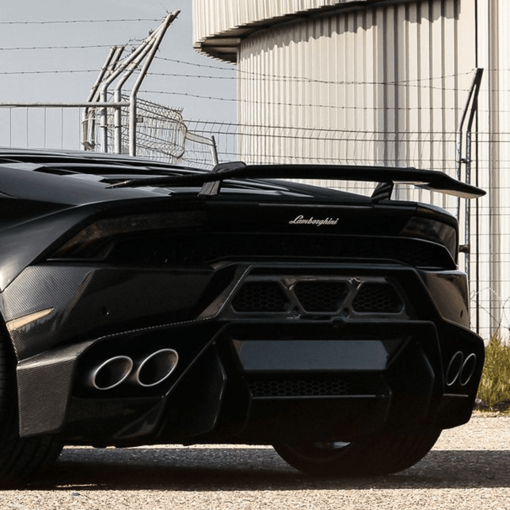 Lamborghini Huracan Verona Edizione Aero Wing Blade w/ Aluminum Uprights - Vorsteiner Wheels Wheels  - Aero - [tags]
