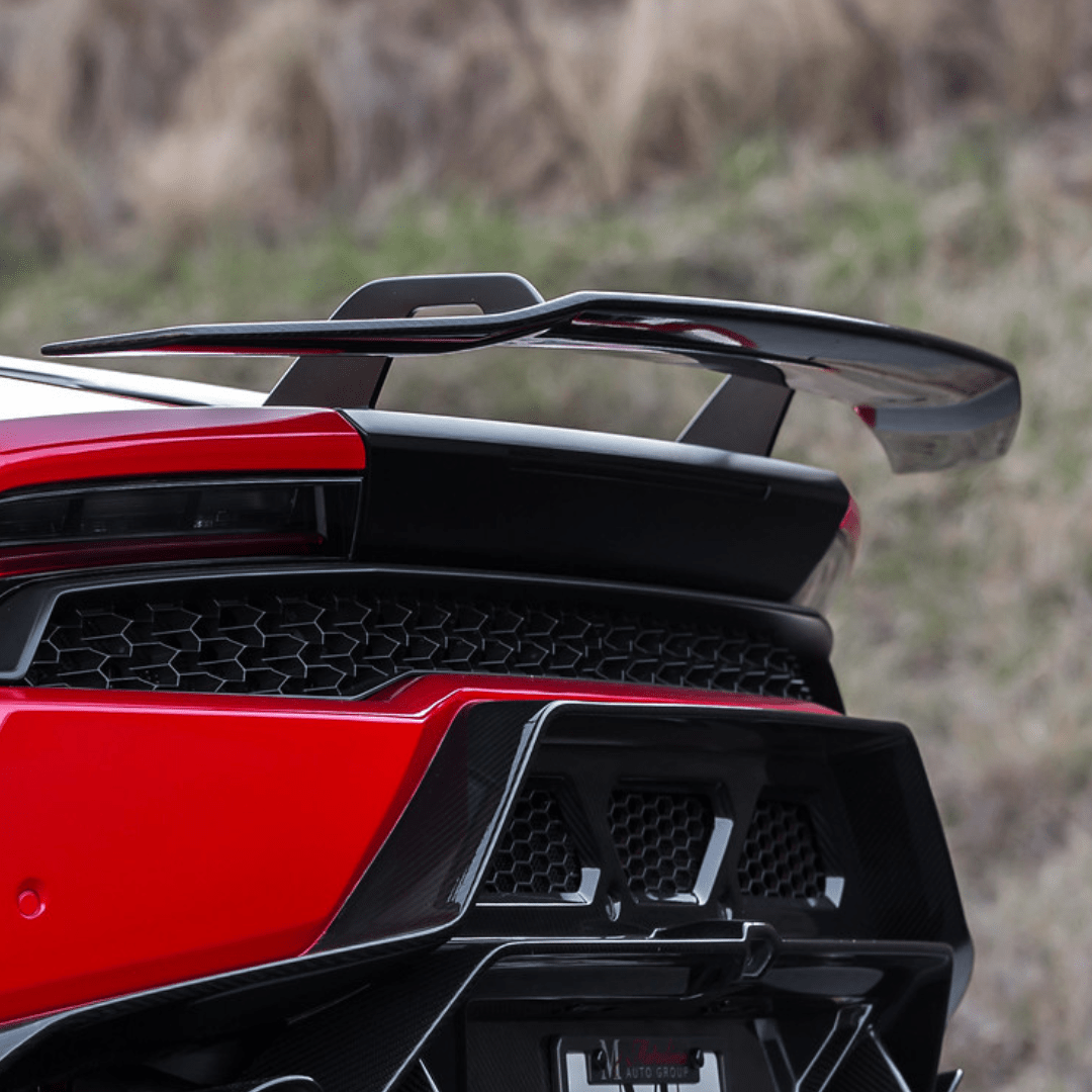 Lamborghini Huracan Verona Edizione Aero Wing Blade w/ Aluminum Uprights - Vorsteiner Wheels Wheels  - Aero - [tags]