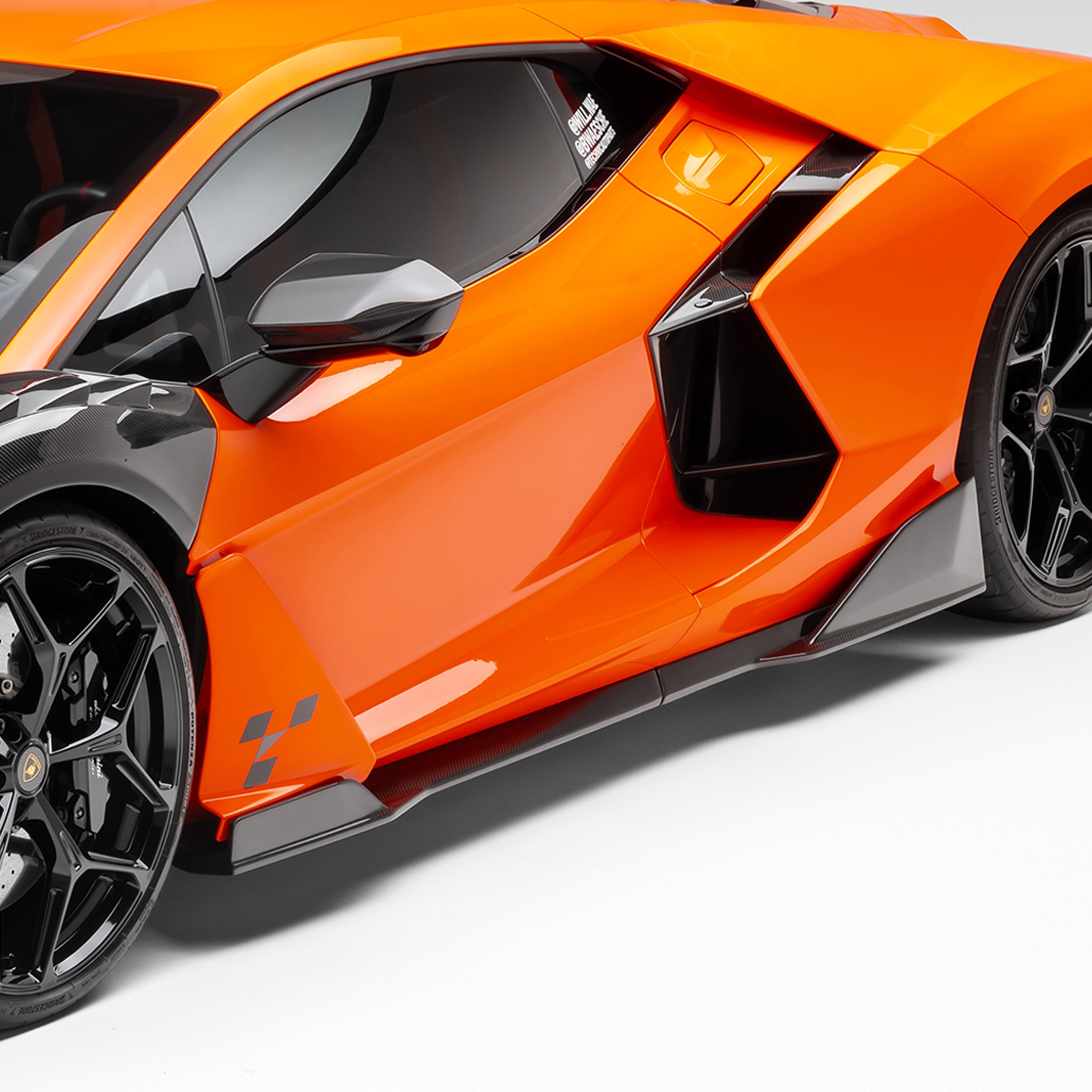 Lamborghini Revuelto Carbon Fiber Aero Side Skirts - Vorsteiner Wheels Wheels