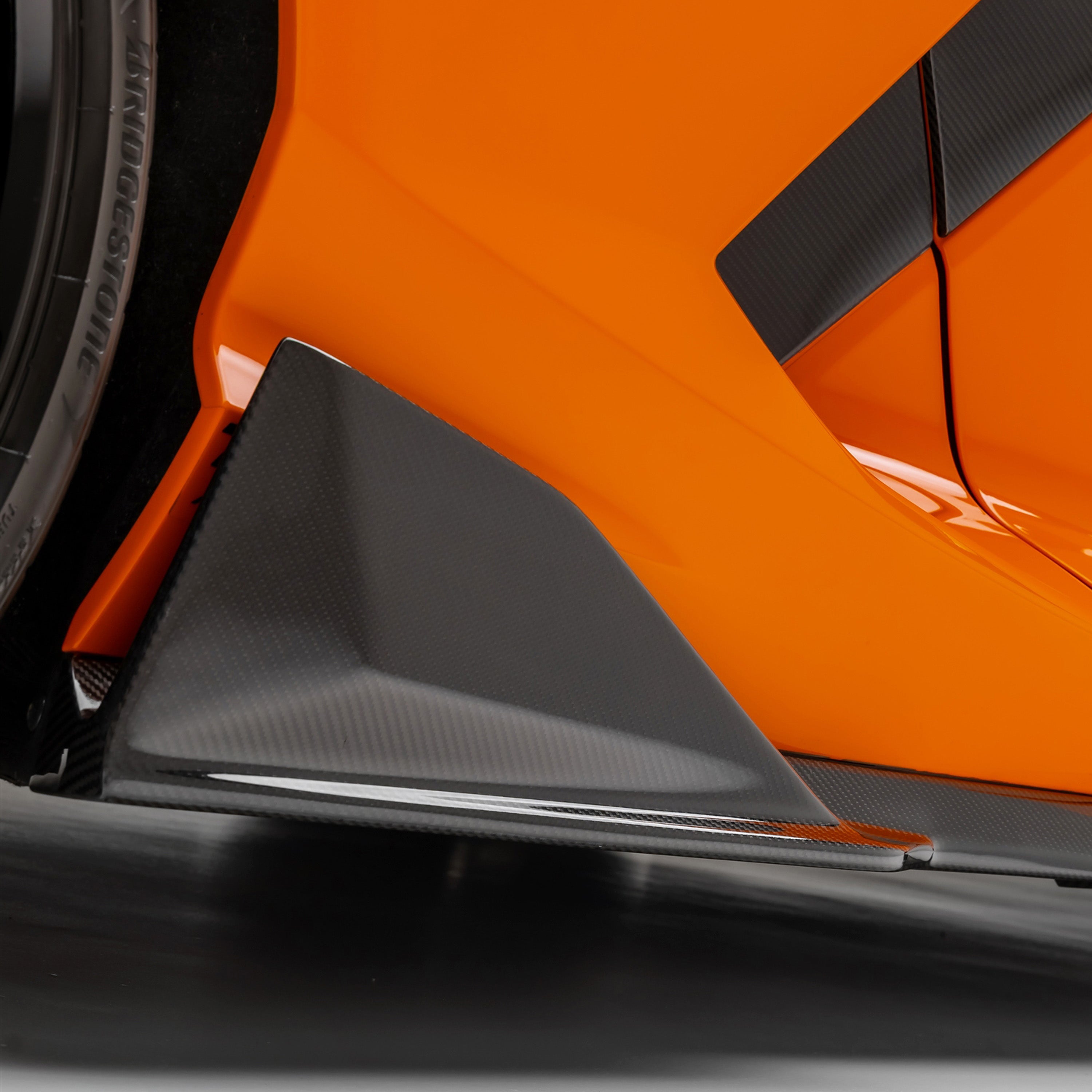 Lamborghini Revuelto Carbon Fiber Aero Side Skirts - Vorsteiner Wheels Wheels