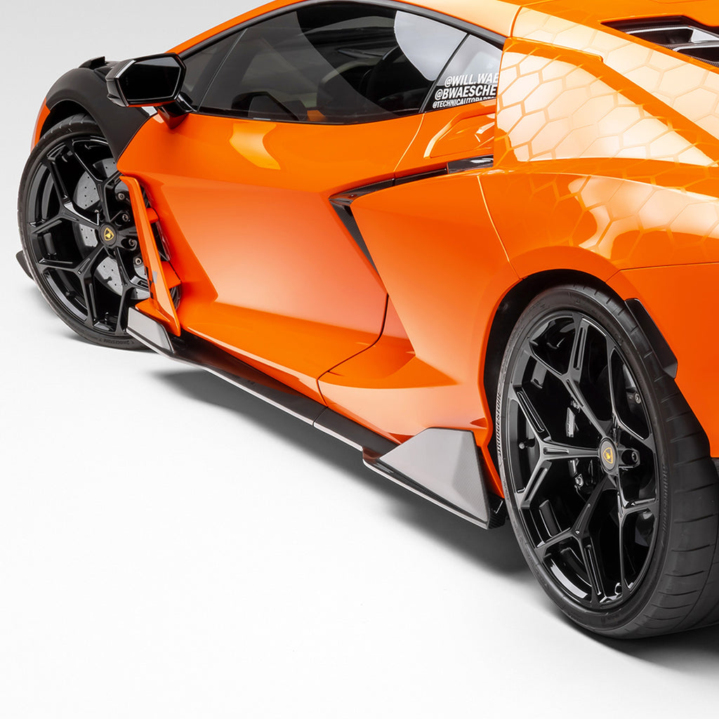 Lamborghini Revuelto Carbon Fiber Aero Side Skirts - Vorsteiner Wheels Wheels