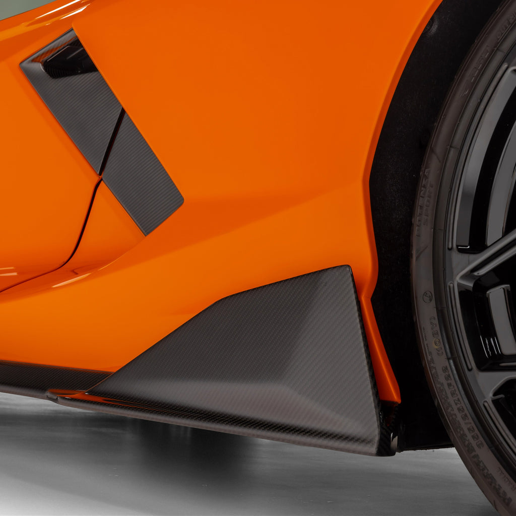 Lamborghini Revuelto Carbon Fiber Aero Side Skirts - Vorsteiner Wheels Wheels