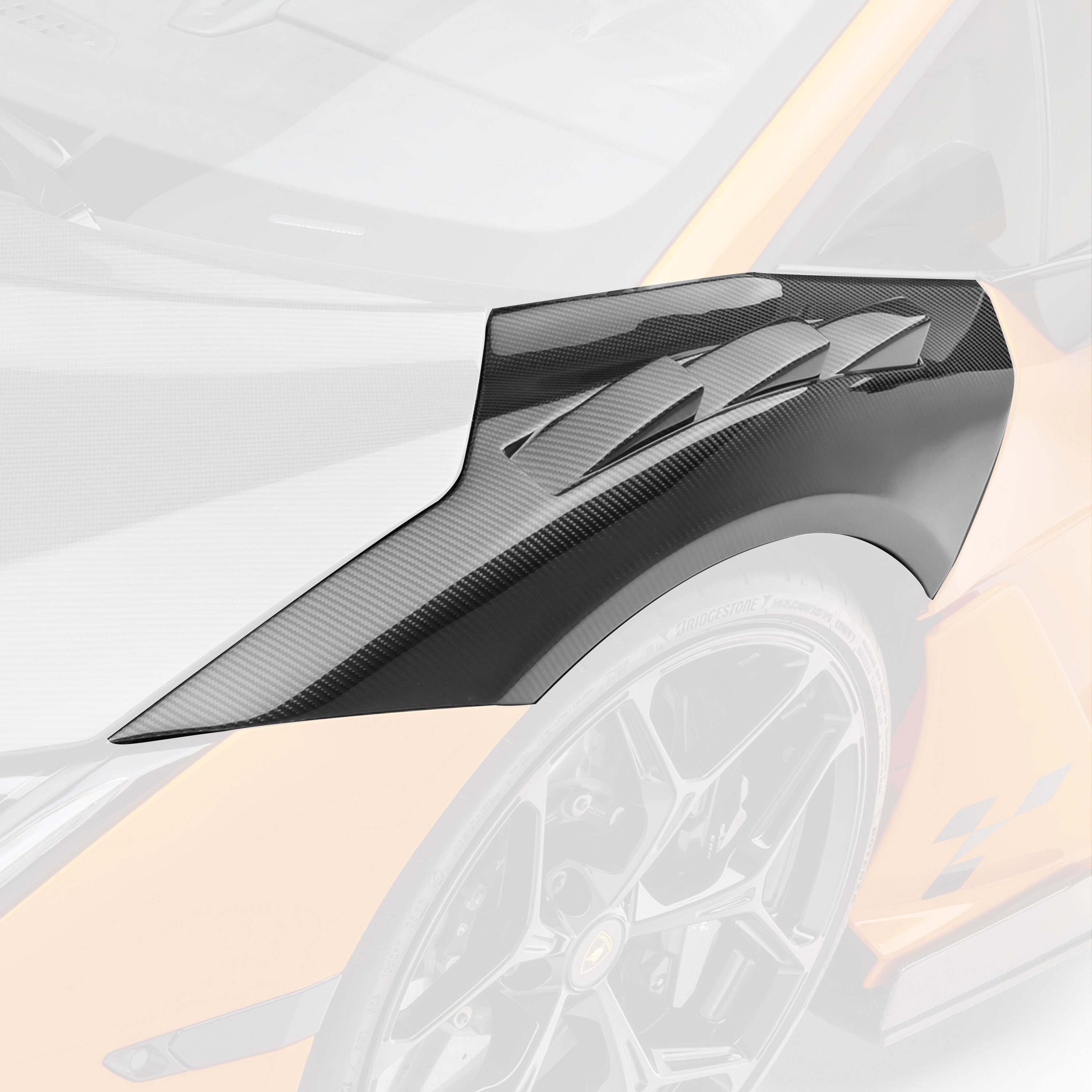 Lamborghini Revuelto Carbon Fiber Aero Vented Front Fenders - Vorsteiner Wheels Wheels