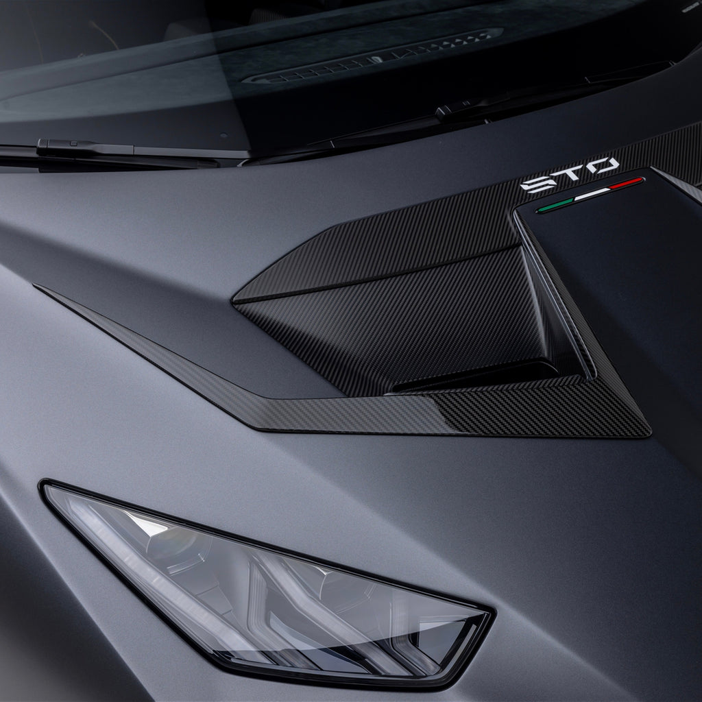 Huracan STO Aero Hood Ducts Carbon Fiber - Vorsteiner Wheels Wheels  - Aero - [tags]