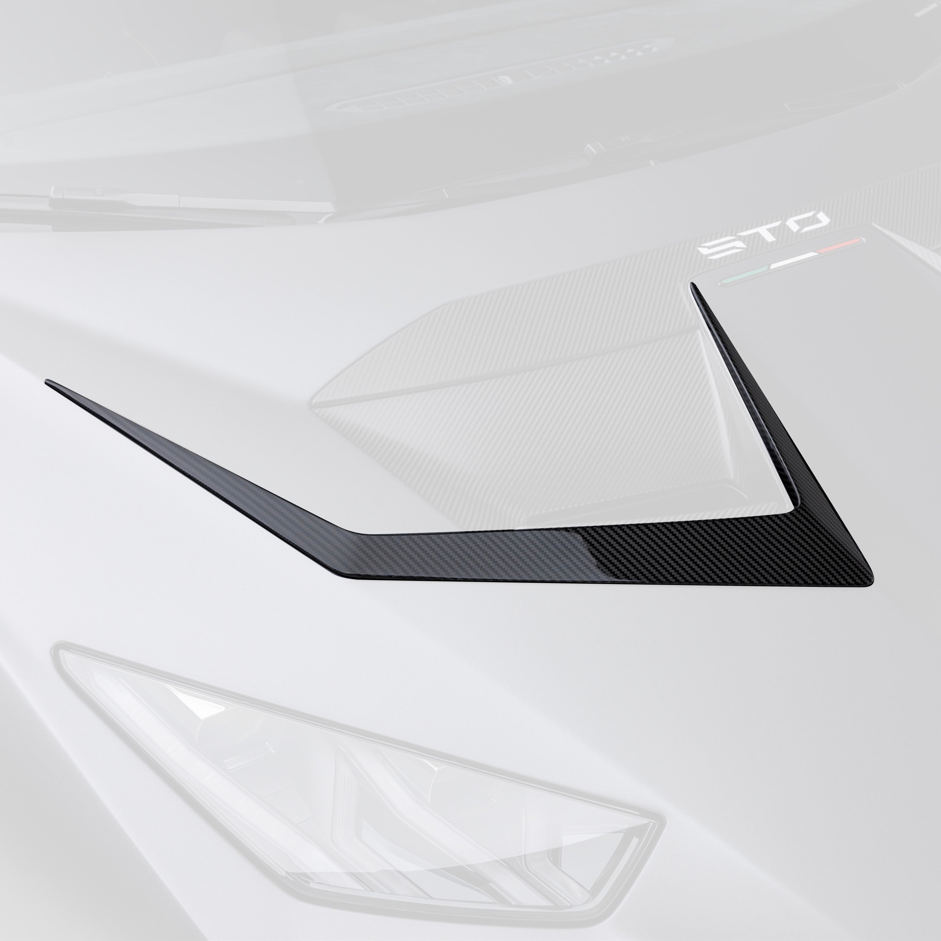 Huracan STO Aero Hood Ducts Carbon Fiber - Vorsteiner Wheels Wheels  - Aero - [tags]