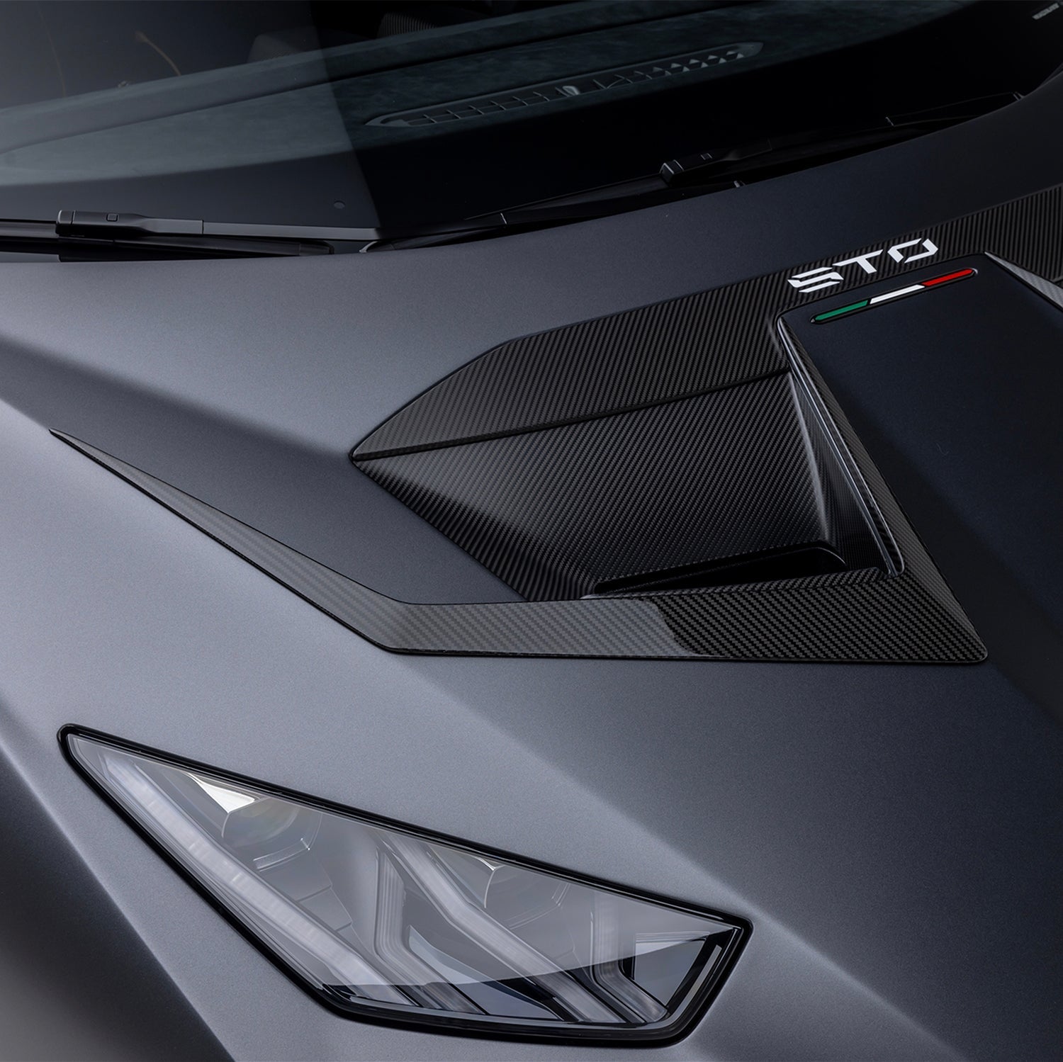 Huracan STO Aero Hood Ducts Carbon Fiber - Vorsteiner Wheels Wheels  - Aero - [tags]