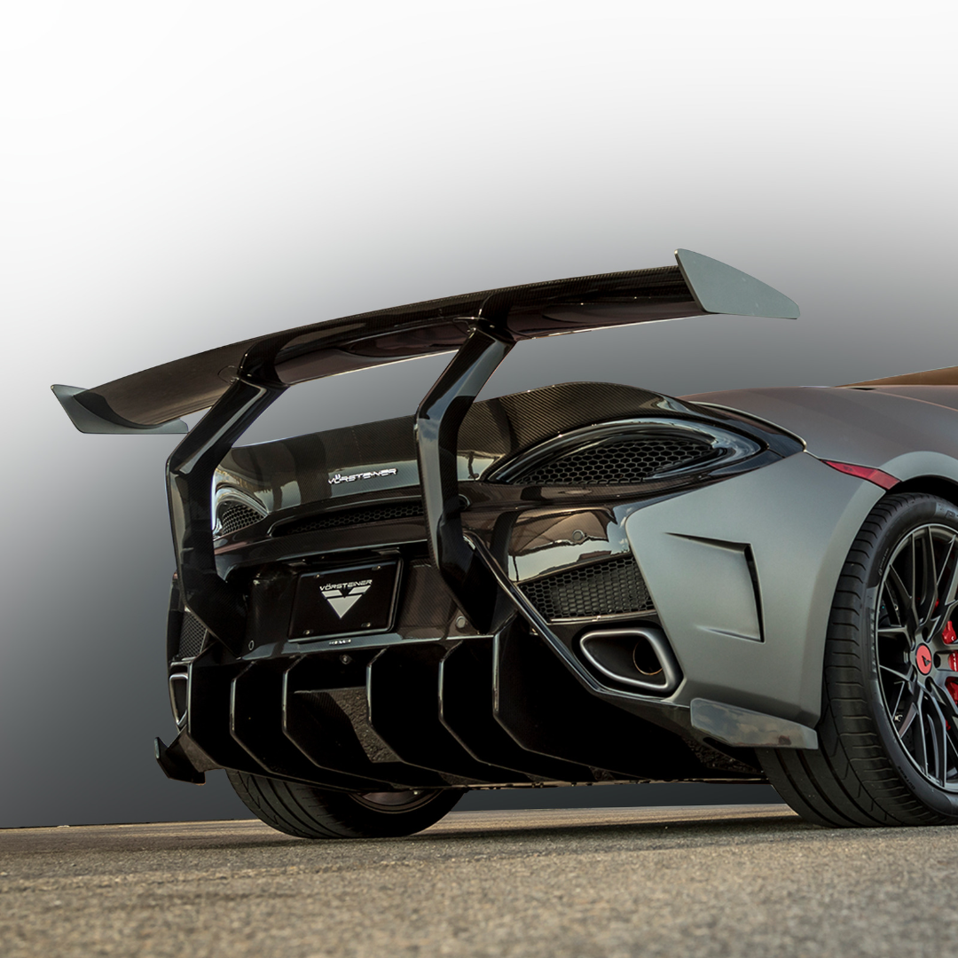 McLaren 570S VX Aero Rear Bumper w/ Rear Diffuser - Vorsteiner Wheels Wheels  - Aero - [tags]