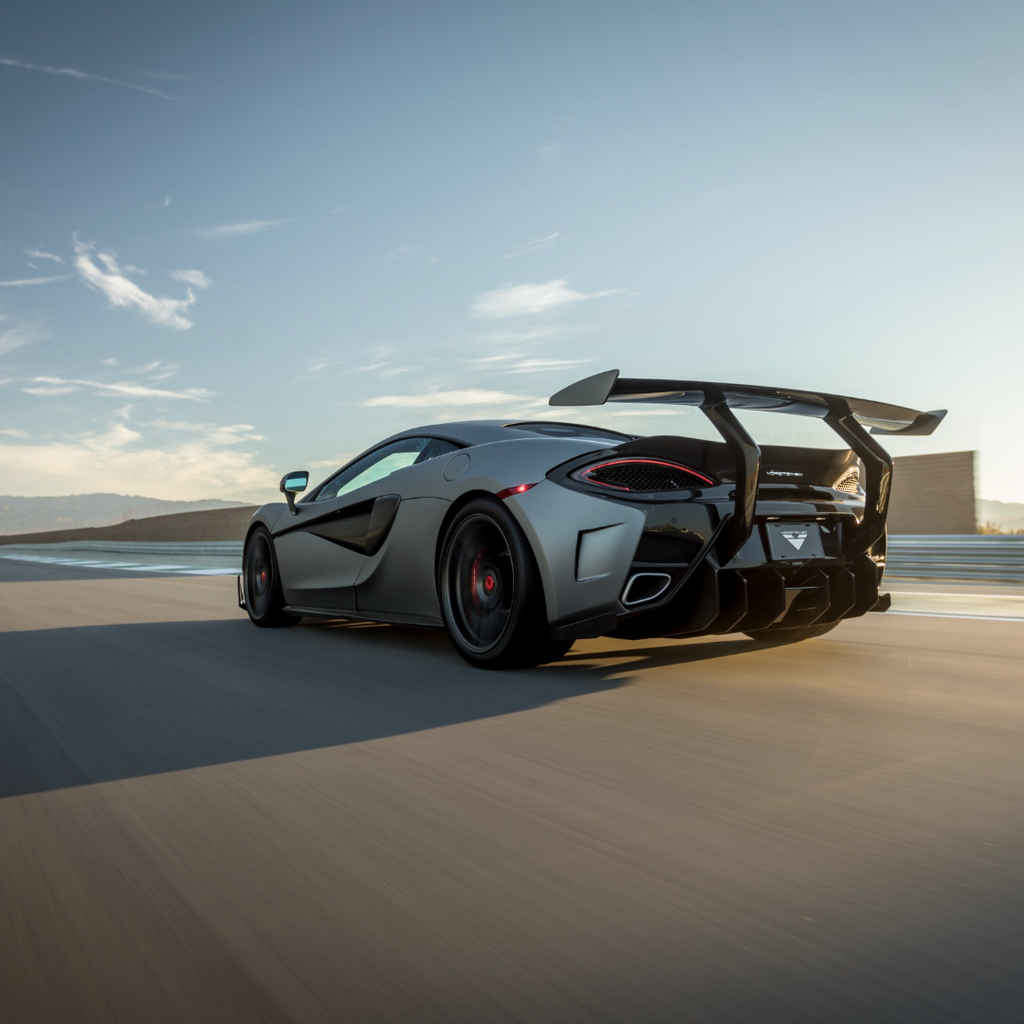 Mclaren 570S VX Aero Wing Blade Carbon Fiber w/ Carbon Fiber Uprights - Vorsteiner Wheels Wheels  - Aero - [tags]