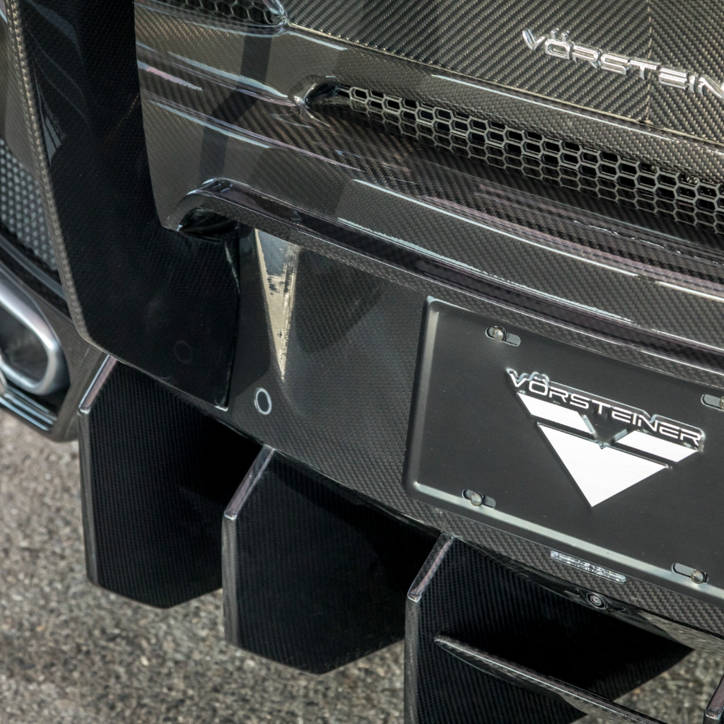 Mclaren 570S VX Aero Wing Blade Carbon Fiber w/ Carbon Fiber Uprights - Vorsteiner Wheels Wheels  - Aero - [tags]