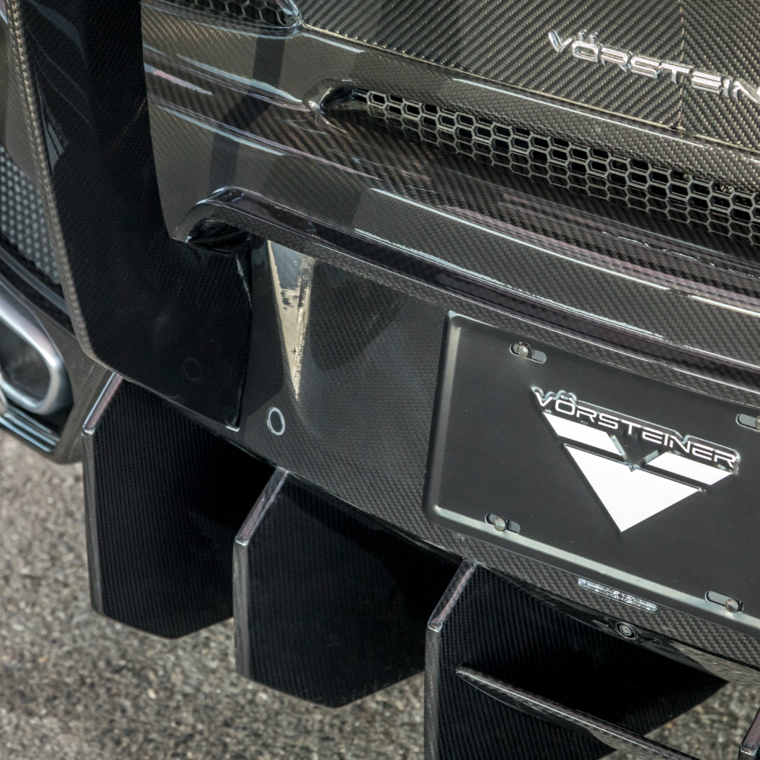 Mclaren 570S VX Aero Wing Blade Carbon Fiber w/ Carbon Fiber Uprights - Vorsteiner Wheels Wheels  - Aero - [tags]