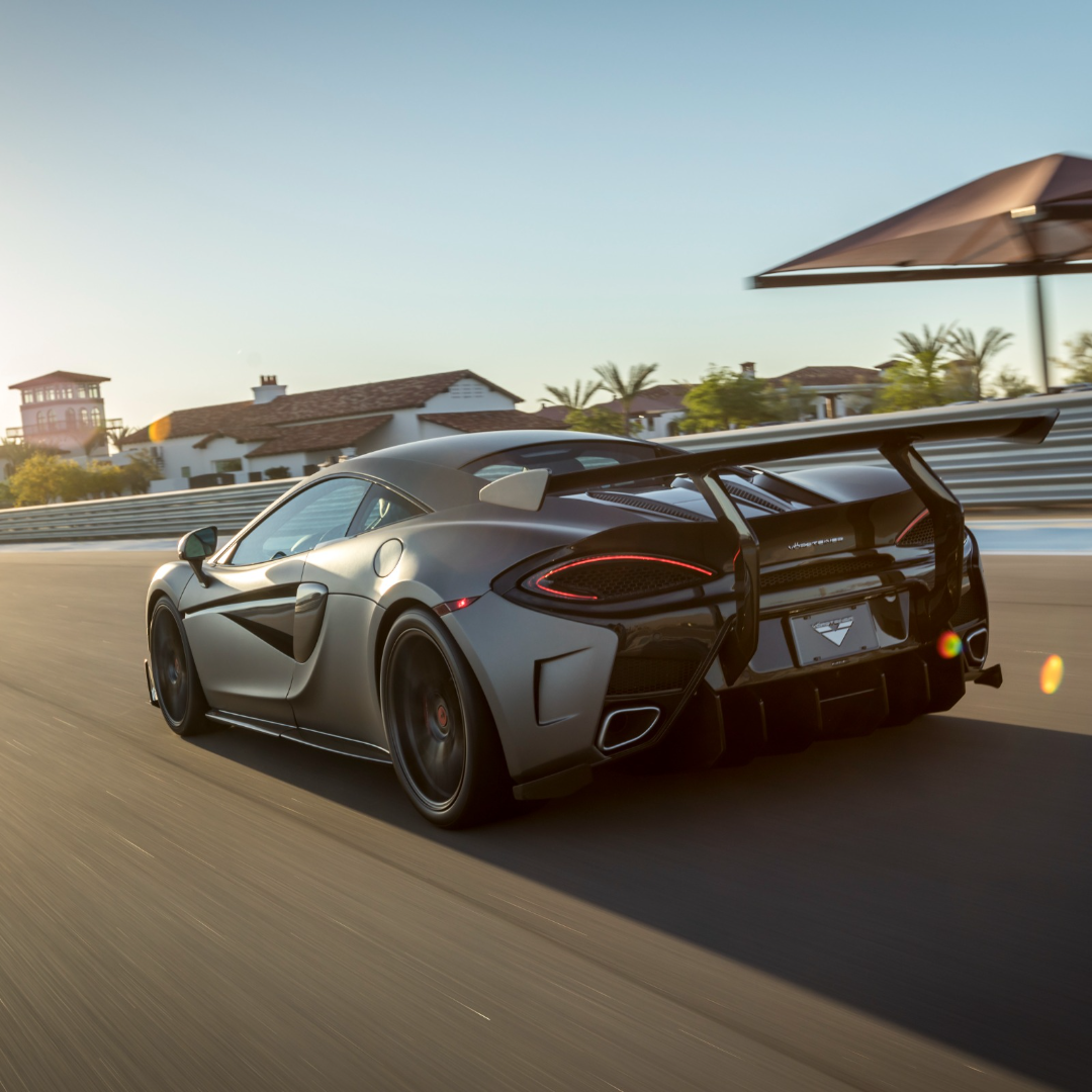 Mclaren 570S VX Aero Wing Blade Carbon Fiber w/ Carbon Fiber Uprights - Vorsteiner Wheels Wheels  - Aero - [tags]