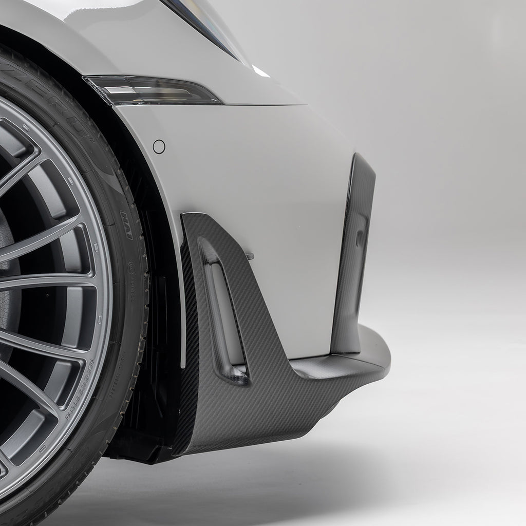 Porsche 992 Turbo S Aero Front Spoiler w/ Winglets - Vorsteiner Wheels Wheels