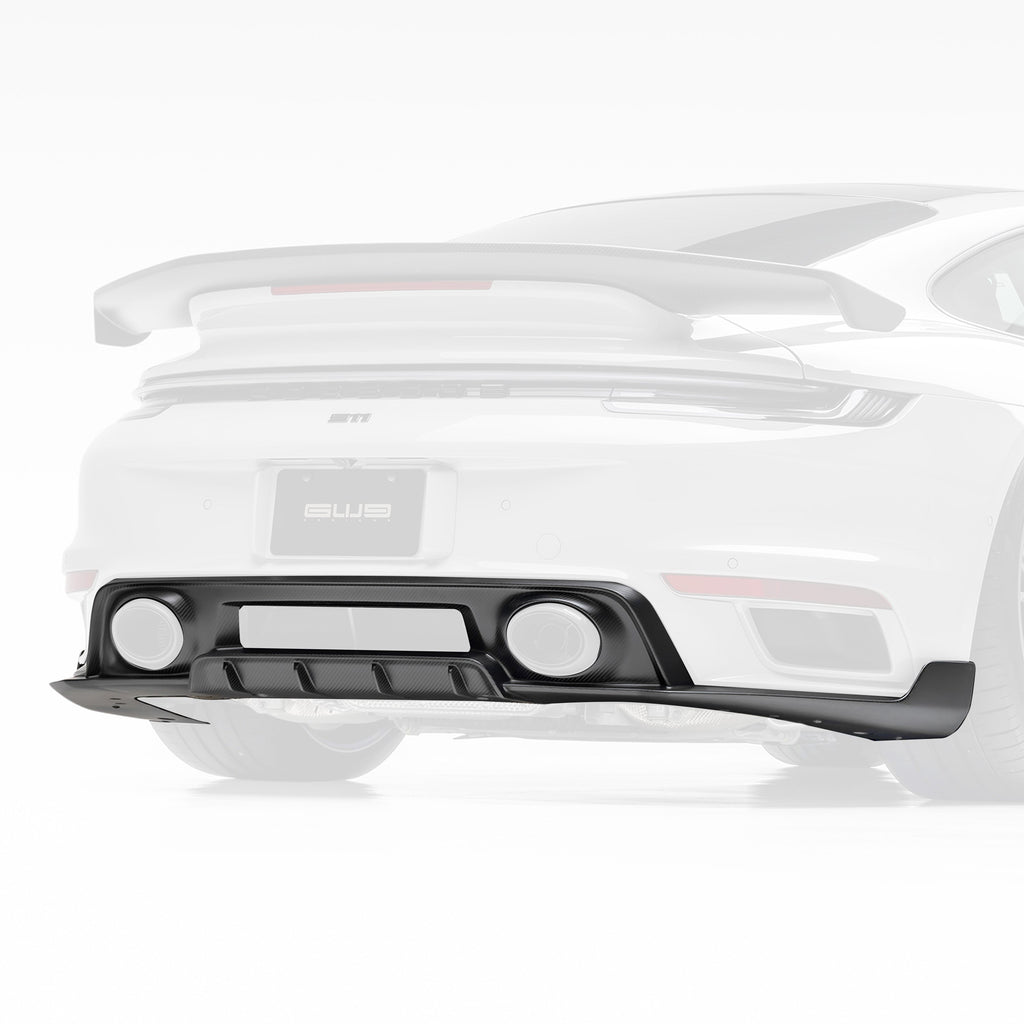 Porsche 992 Turbo S Aero Rear Diffuser - Vorsteiner Wheels Wheels