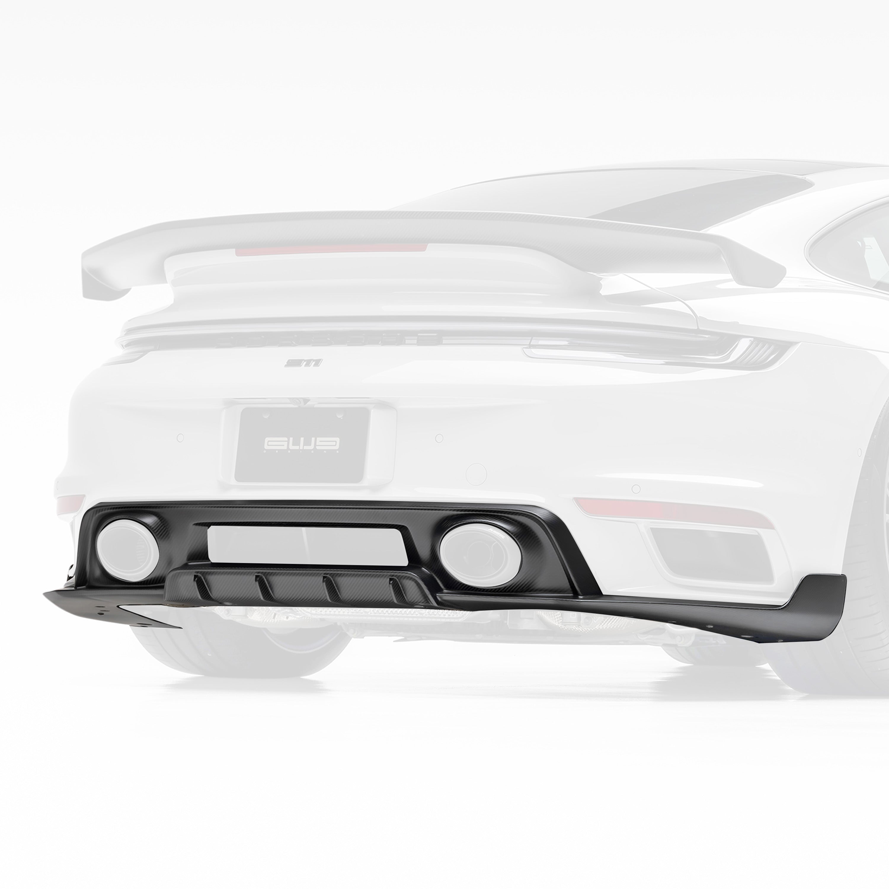 Porsche 992 Turbo S Aero Rear Diffuser - Vorsteiner Wheels Wheels