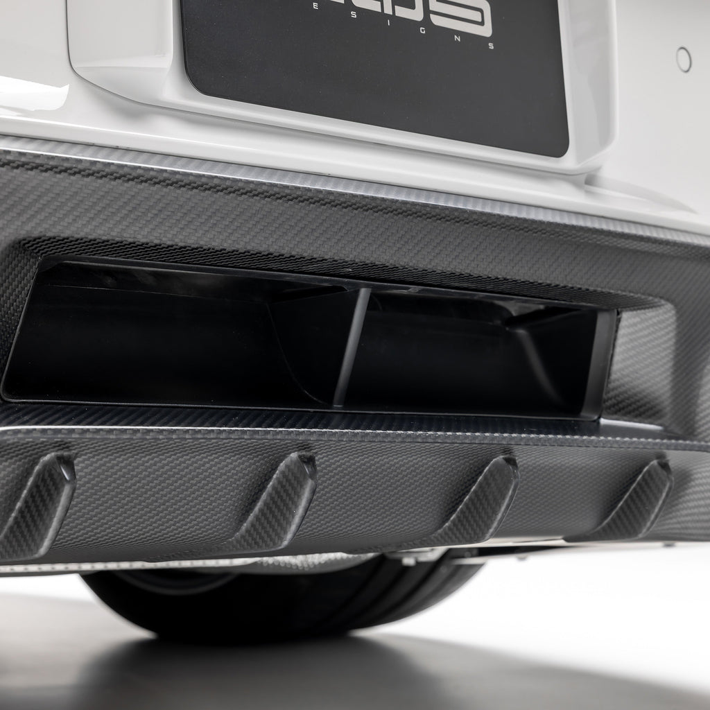 Porsche 992 Turbo S Aero Rear Diffuser - Vorsteiner Wheels Wheels