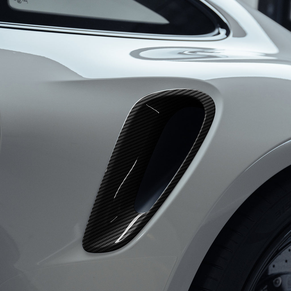 Porsche 992 Turbo S Aero Side Intake Trim - Vorsteiner Wheels Wheels