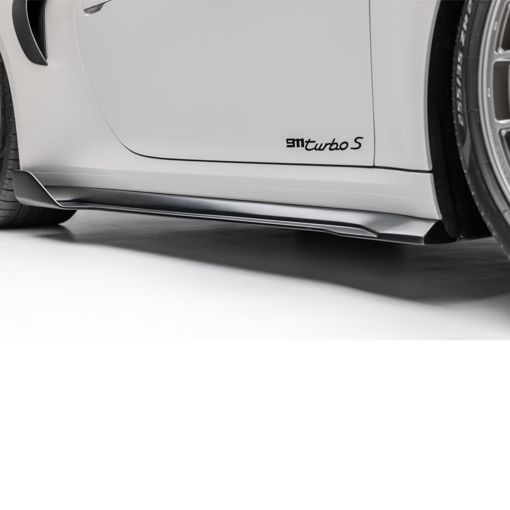 Porsche 992 Turbo S Aero Side Skirts - Vorsteiner Wheels Wheels